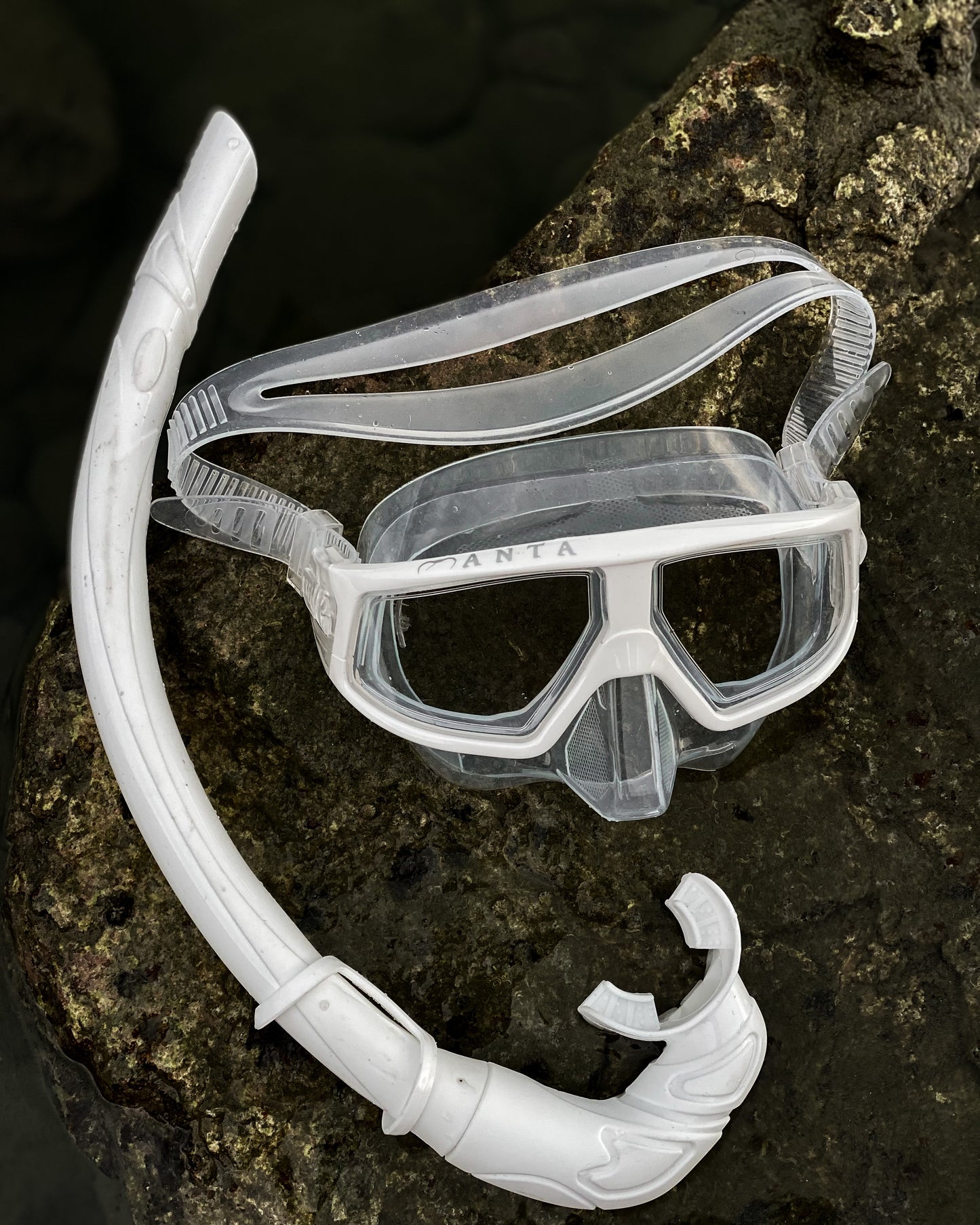 Manta - Ghost White Freediving Mask