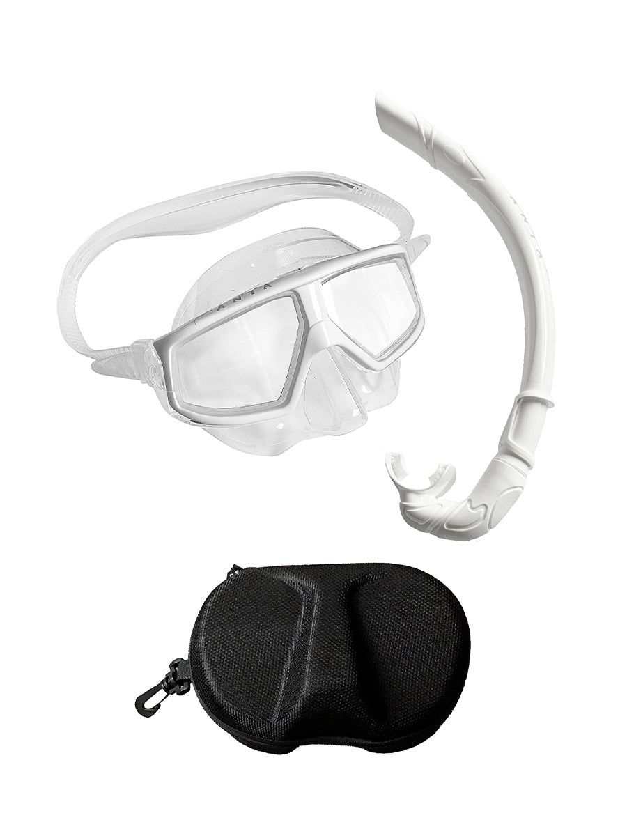 Manta - Ghost White Freediving Mask