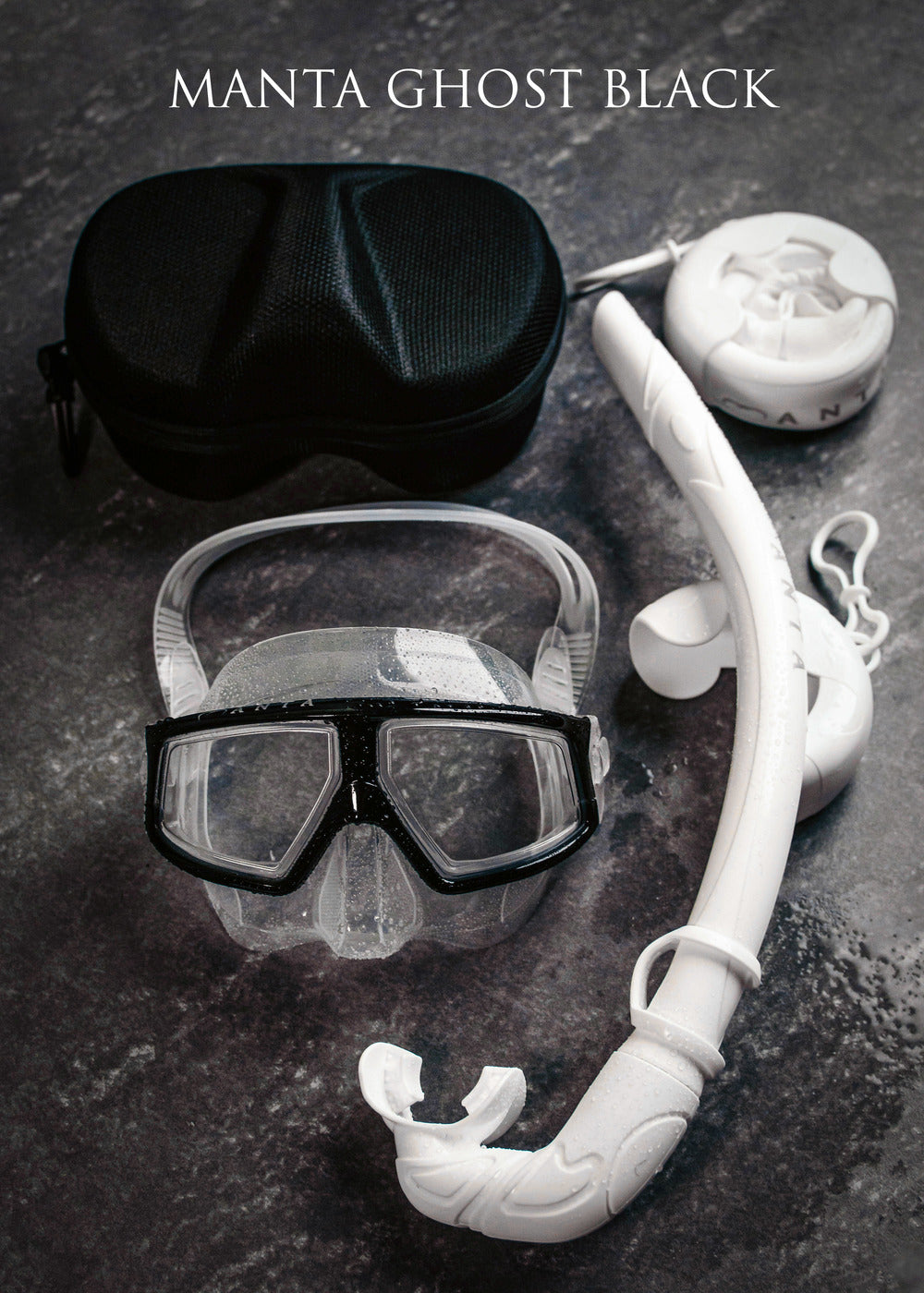 Manta - Ghost Black Freediving Mask