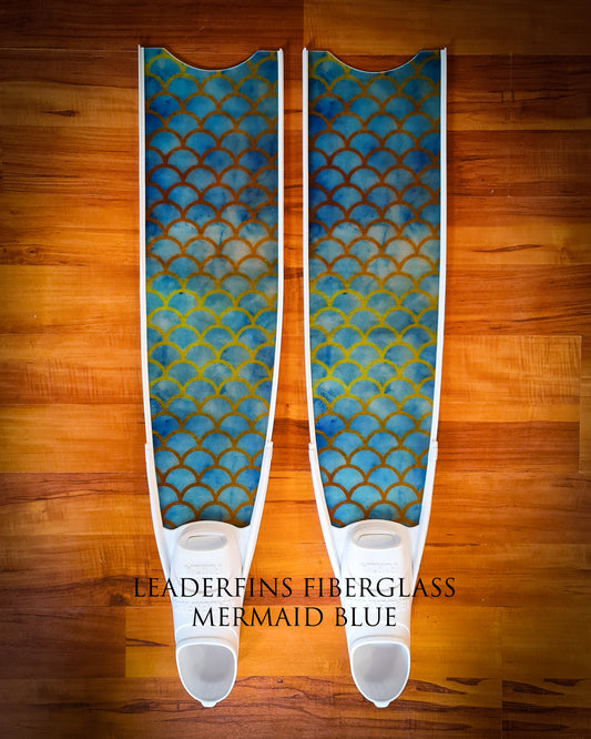 Leaderfins Mermaid Blue Fins