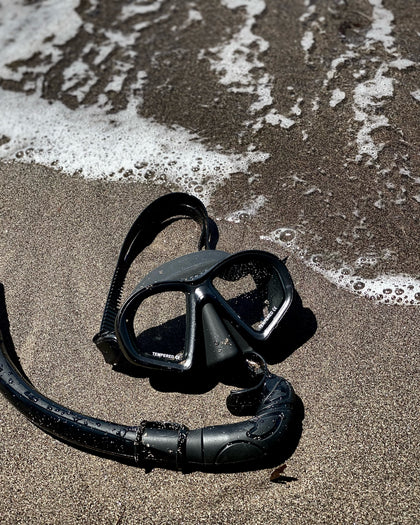 Manta TG Black Freediving Mask