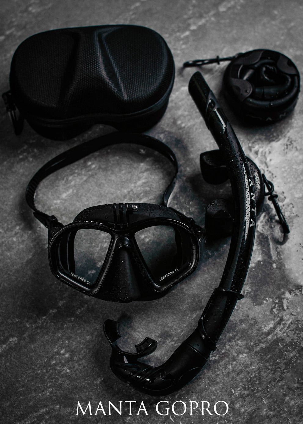 Manta Gopro Black Freediving Mask