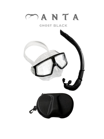Manta - Ghost Black Freediving Mask