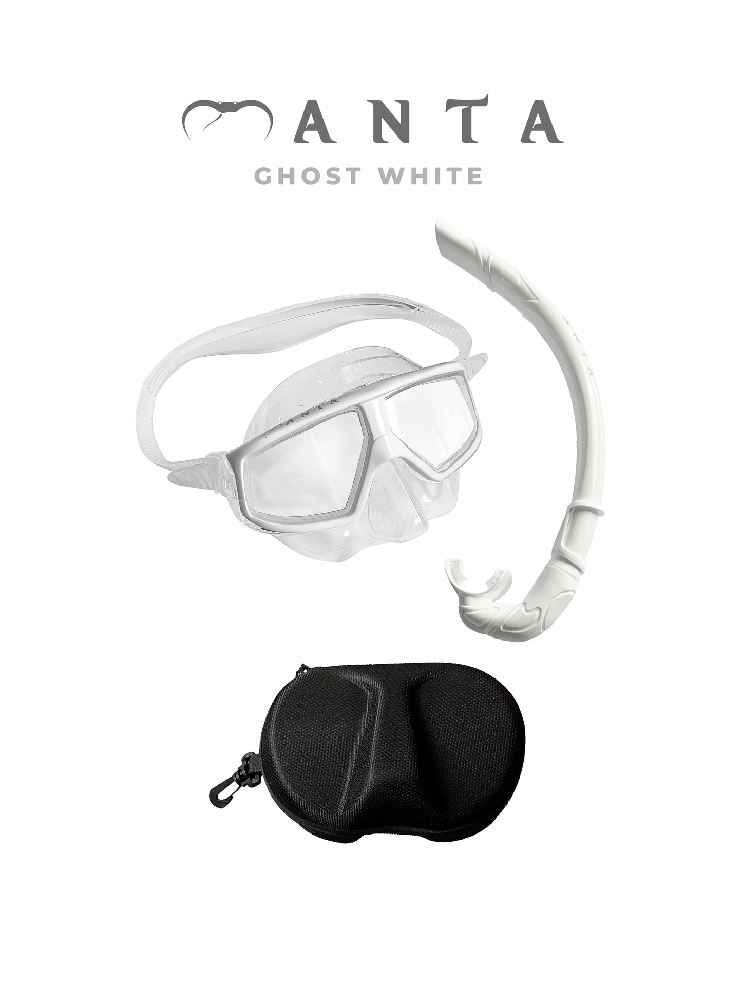 Manta - Ghost White Freediving Mask