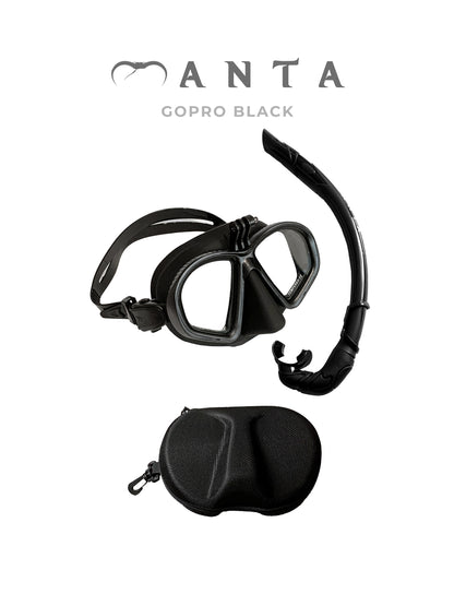 Manta Gopro Black Freediving Mask