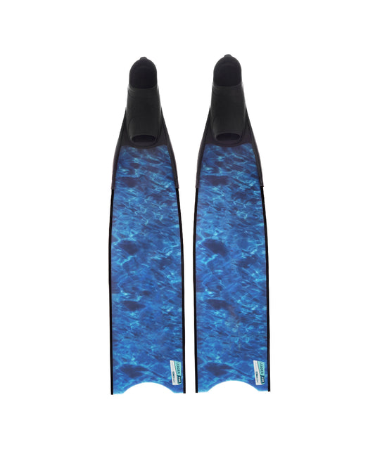 Leaderfins Blue Camo Blades Only