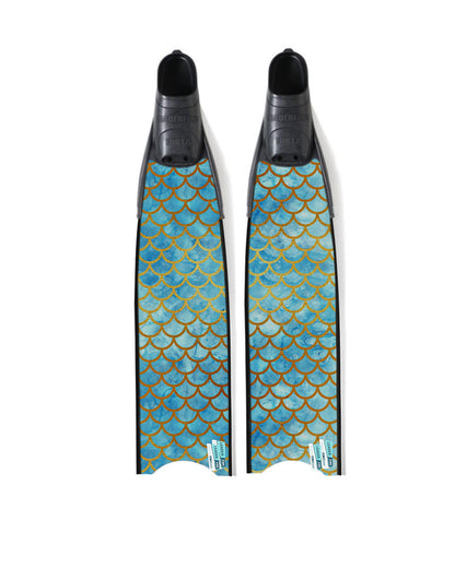 Leaderfins Mermaid Blue Blades